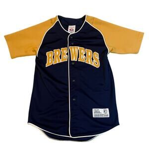 Milwaukee Brewers True Fan Jersey - 8/10 - (M) Baseball Jersey 2000s Kids